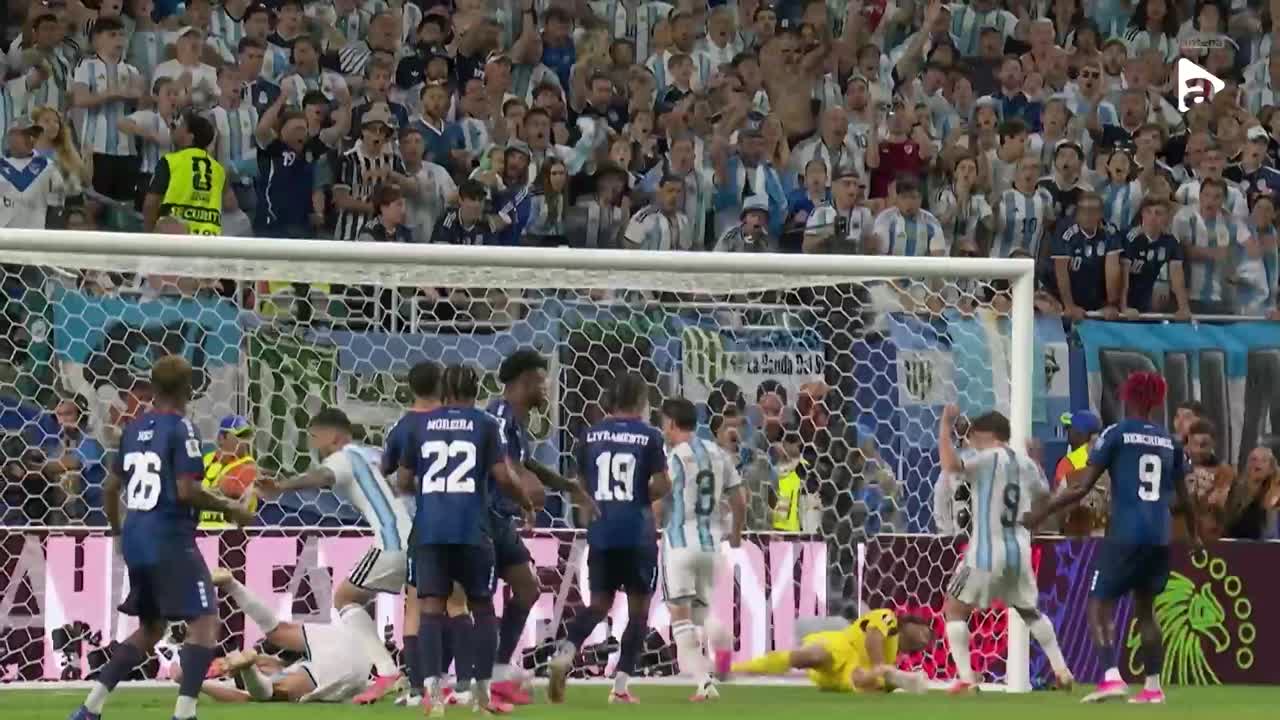Cristian Romero înscrie cu capul după cornerul executat de Lionel Messi | Argentina - Capul Verde