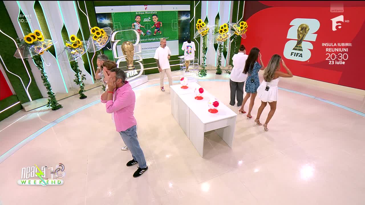 Neatza de Weekend. Provocarea FIFA &bdquo;Echipa Mondială&rdquo;! Ce a c&acirc;știgat Ana Maria Dina