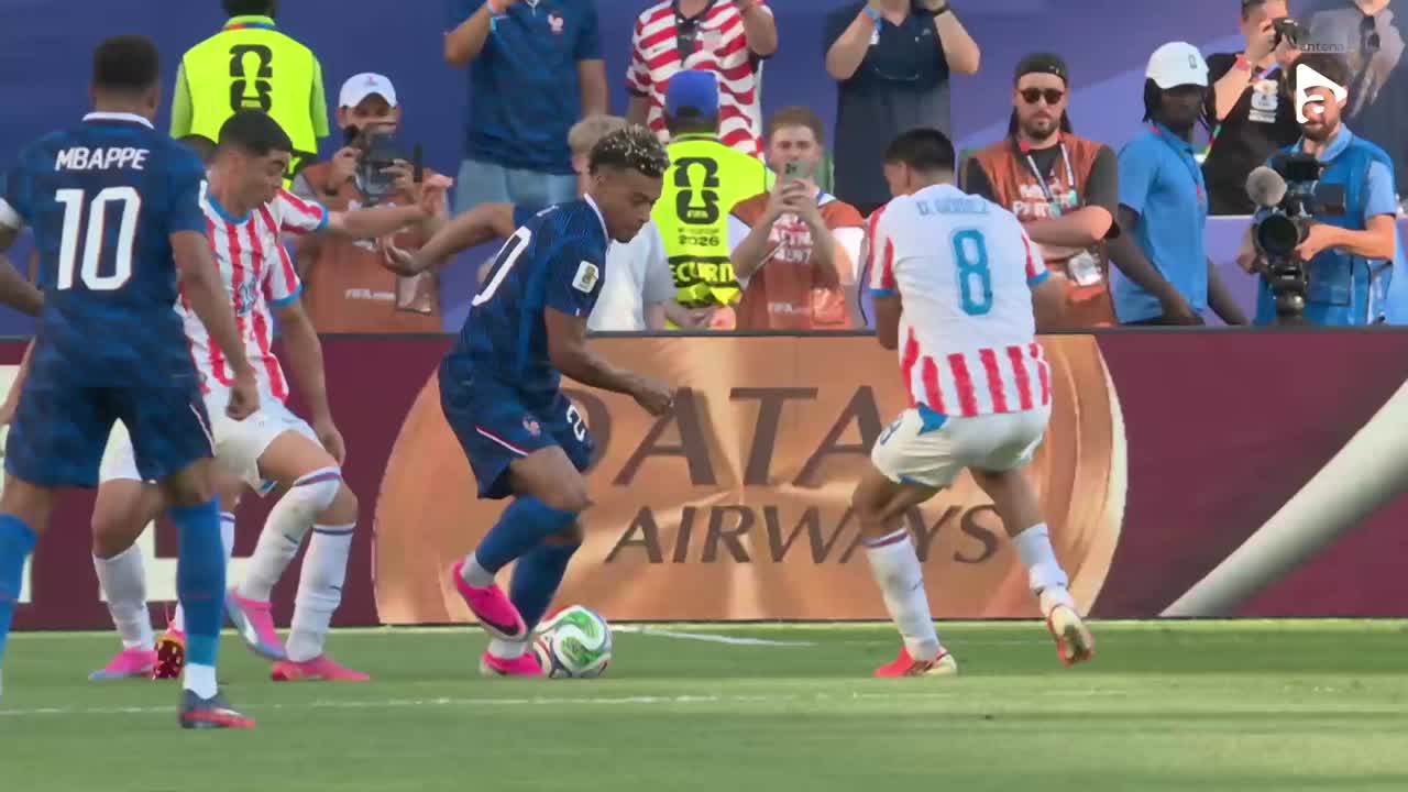 Lovitură de la 11 metri! Kylian Mbappe deschide scorul din penalty | Paraguay - Franța