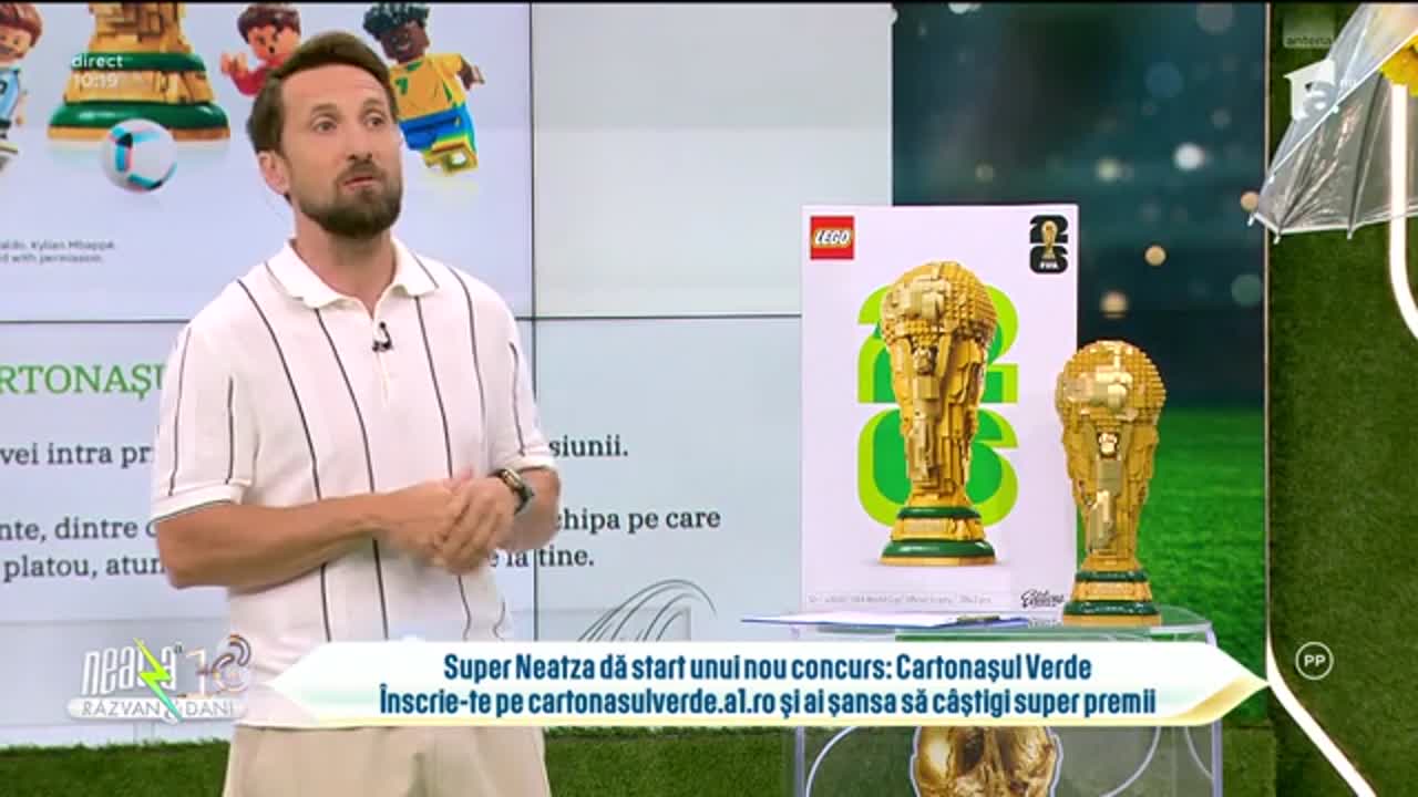 Super Neatza. Concursul FIFA &bdquo;Cartonașul Verde&rdquo;. Camelia Oprea, c&acirc;știgătoarea zilei