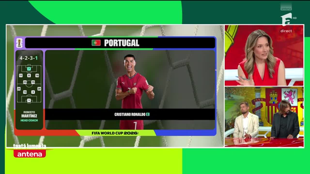 Toată lumea la Antena! | Spania - Portugalia