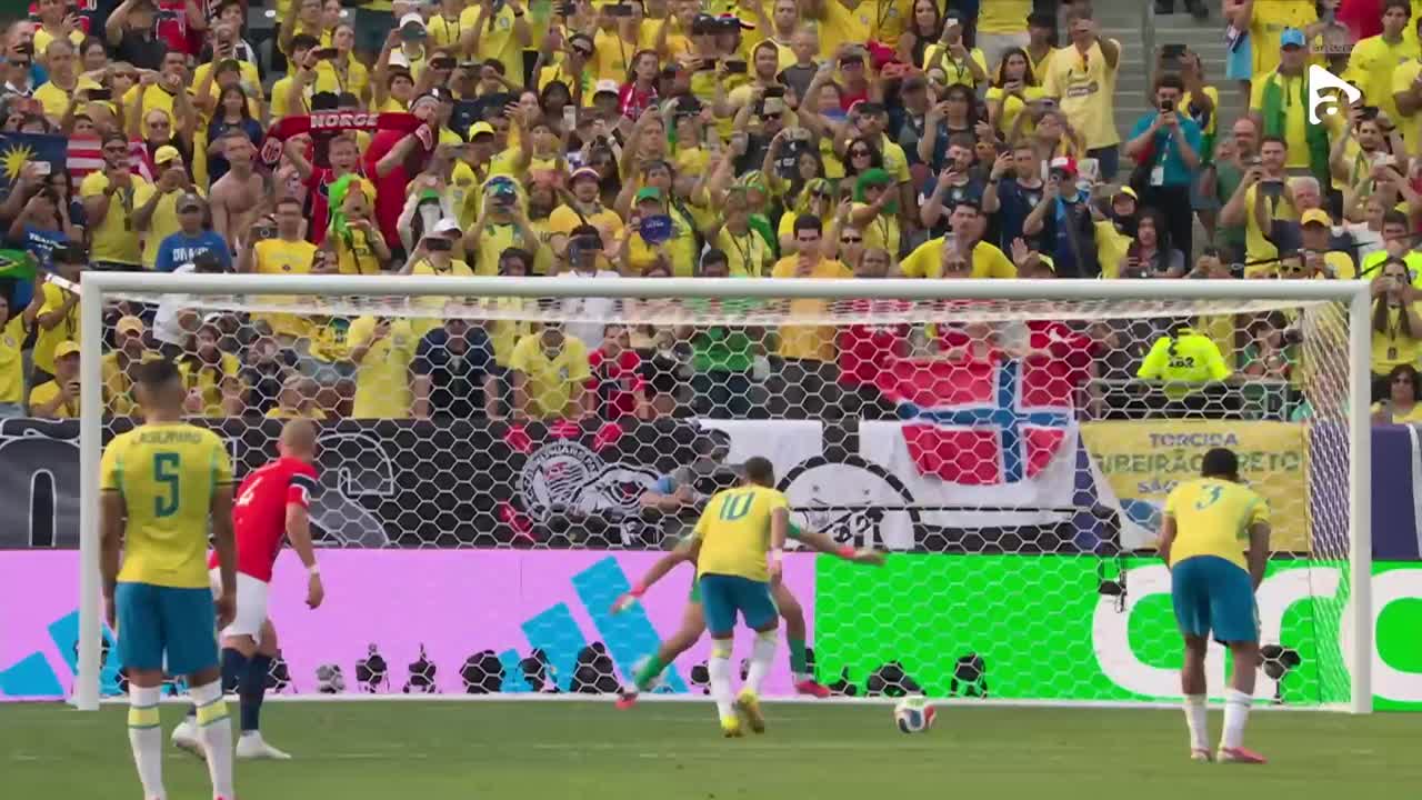 Neymar reduce din diferență! Brazilianul marchează din penalty| Brazilia - Norvegia