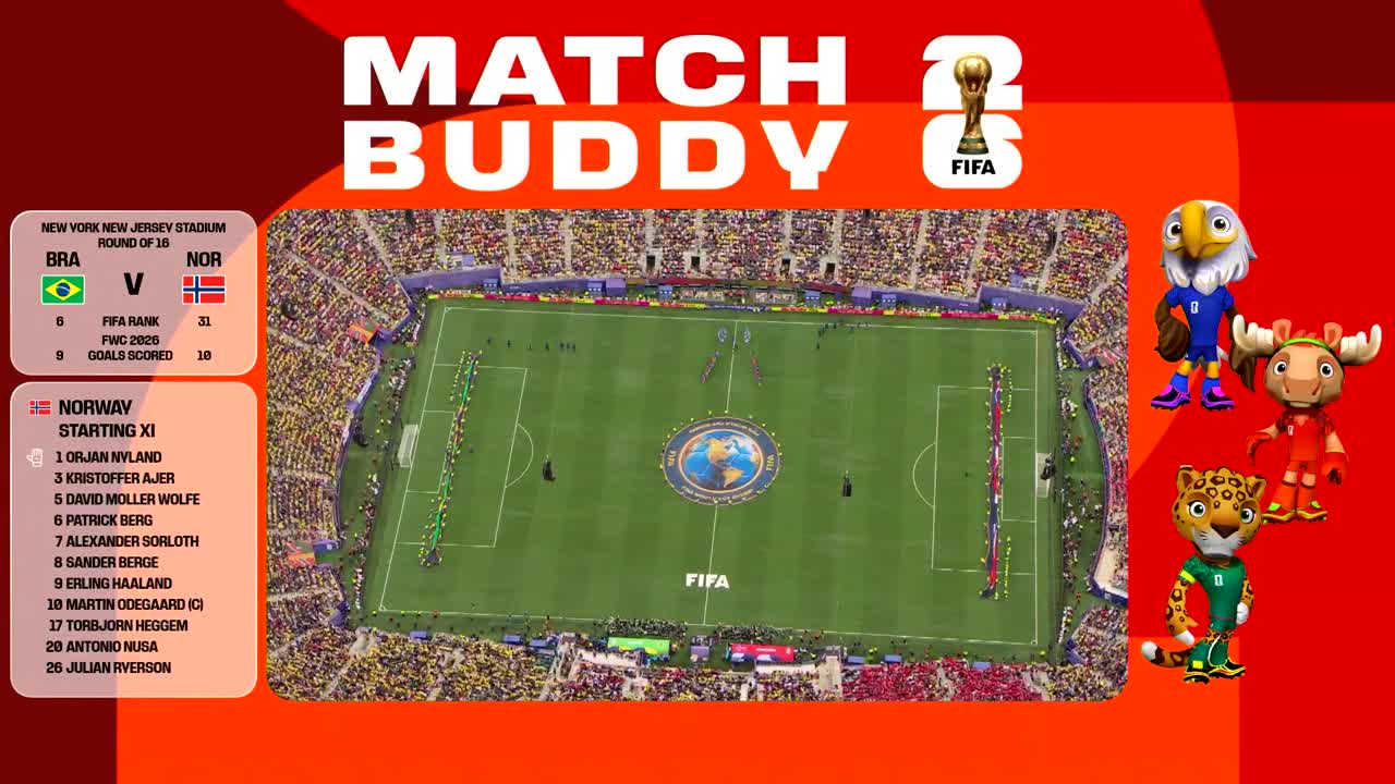 Brazilia - Norvegia | Meci integral - Match Buddy