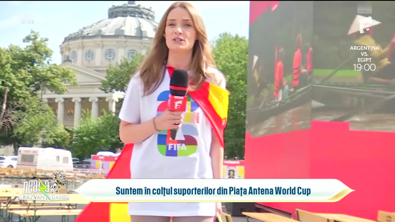 Toate meciurile Mondialului se văd &icirc;n Piața Antena World Cup | Super Neatza