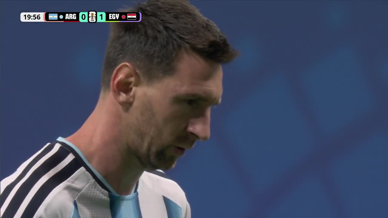 Messi ratează o lovitură de la 11 metri (min. 21) | Argentina - Egipt