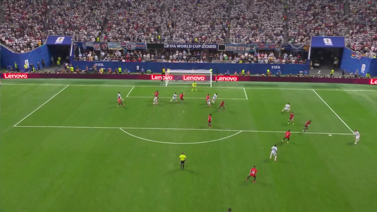 Messi &icirc;nscrie cu un șut din careu (min. 85)| Argentina - Egipt