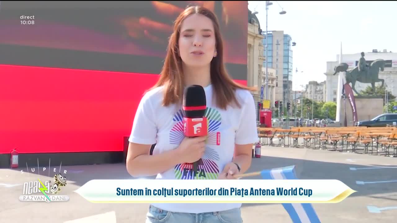 Toate meciurile Mondialului se văd &icirc;n Piața Antena World Cup | Super Neatza