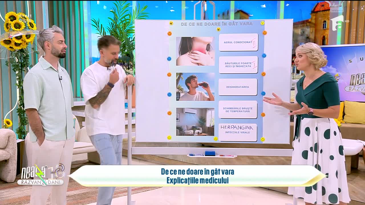 Super Neatza. De ce ne doare &icirc;n g&acirc;t vara! Explicațiile medicului