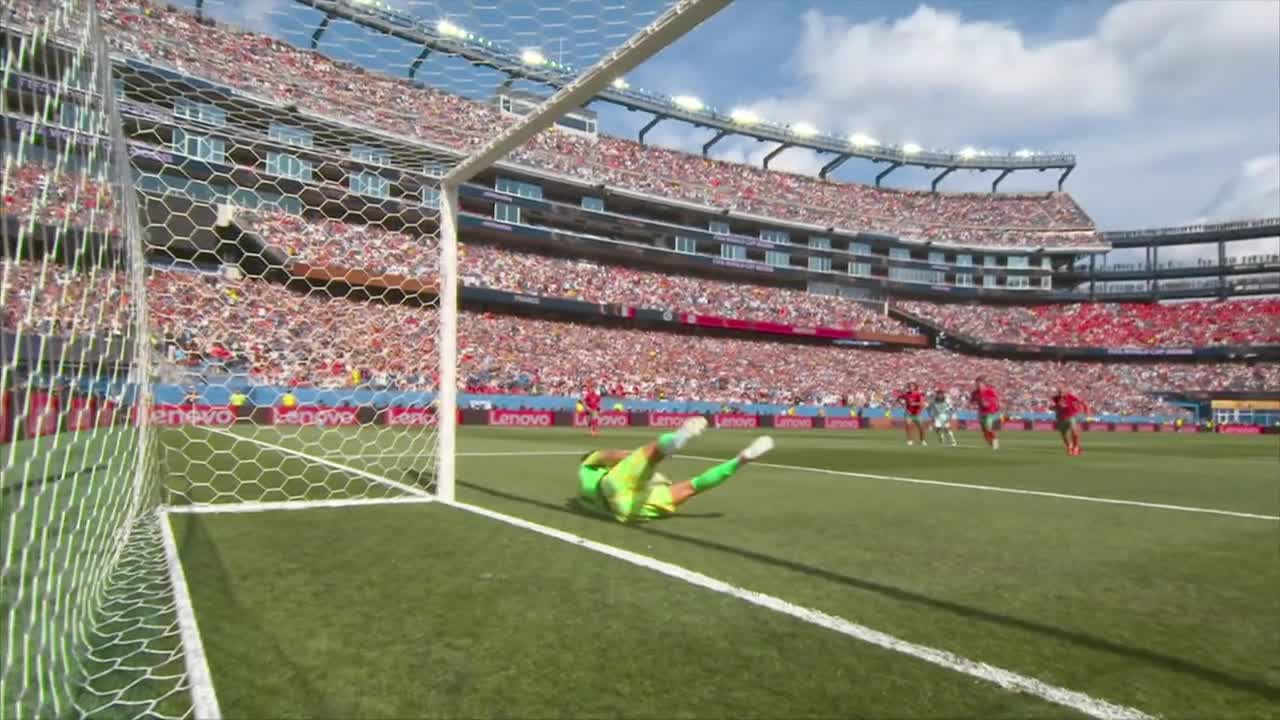 Bounou apără penalty-ul executat pe Mbappe | Franța - Maroc