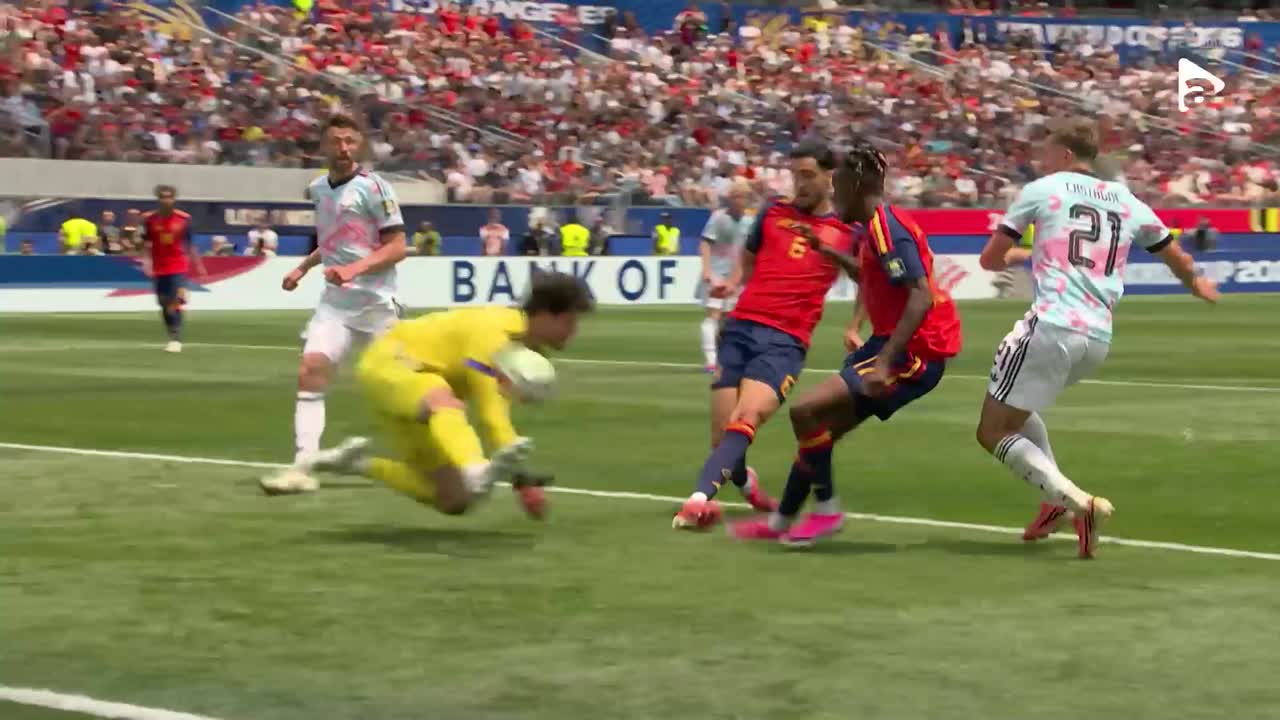 GOL! Merino dă lovitura în minutul 88 | Spania - Belgia