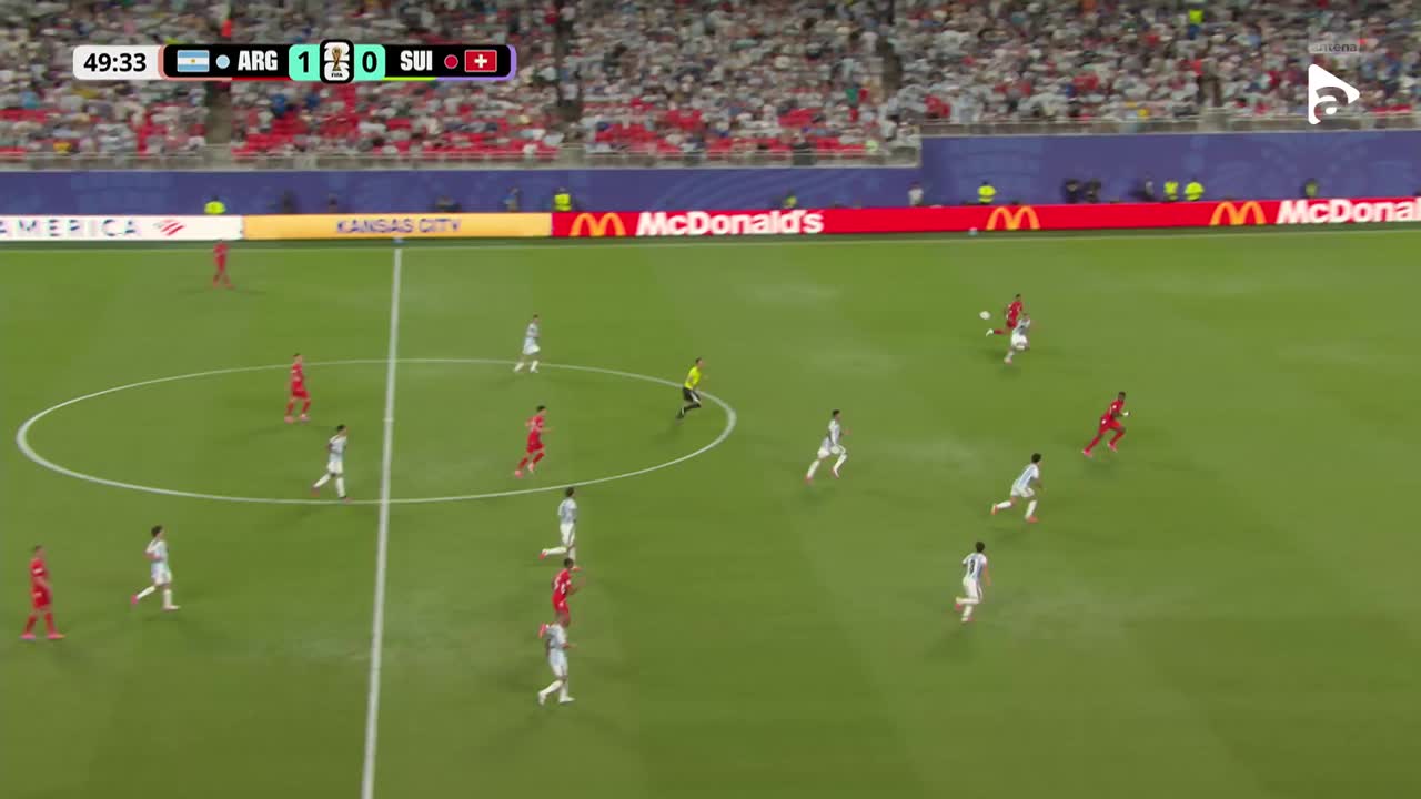 Embolo creează pericol, însă N’Doye nu poate finaliza faza elvețienilor | Argentina - Elveția