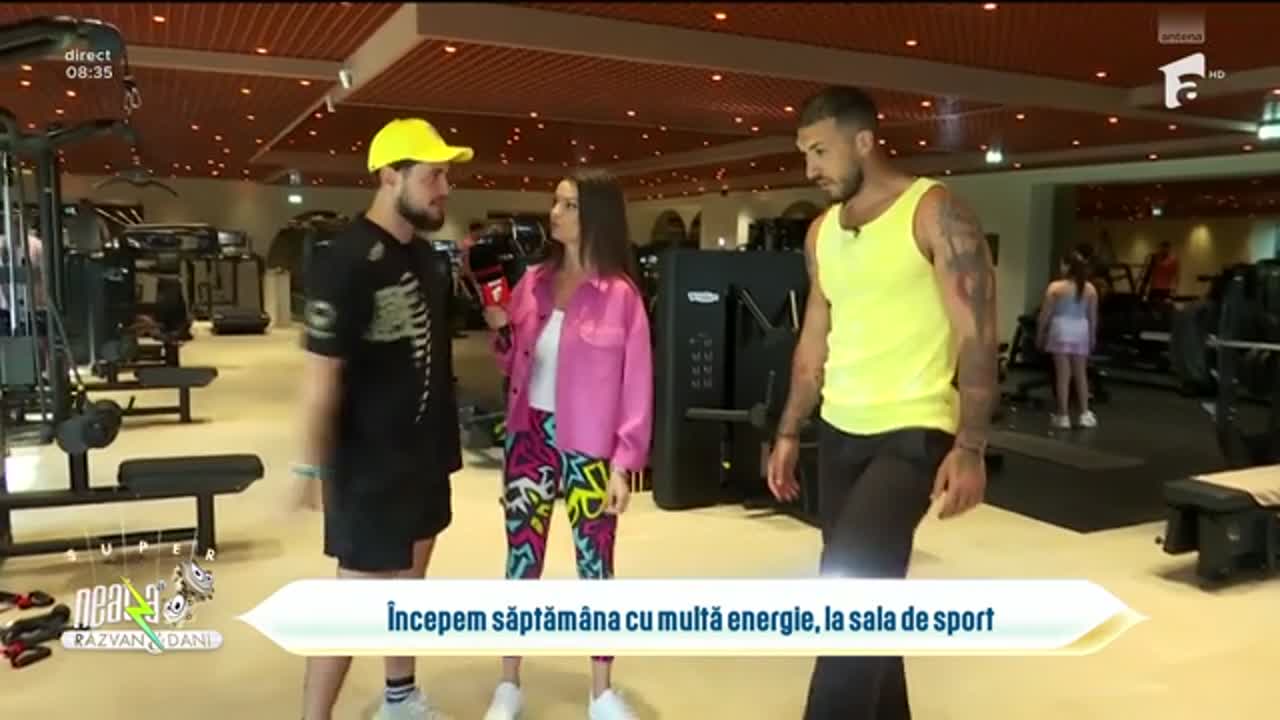 Super Neatza. Aris Eram &icirc;mpinge 100 de kilograme și &icirc;i transmite un mesaj Ramonei Olaru