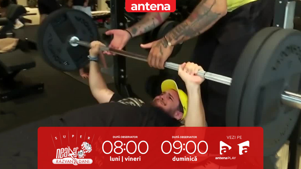 Super Neatza. Aris Eram &icirc;mpinge 100 de kilograme și &icirc;i transmite un mesaj Ramonei Olaru