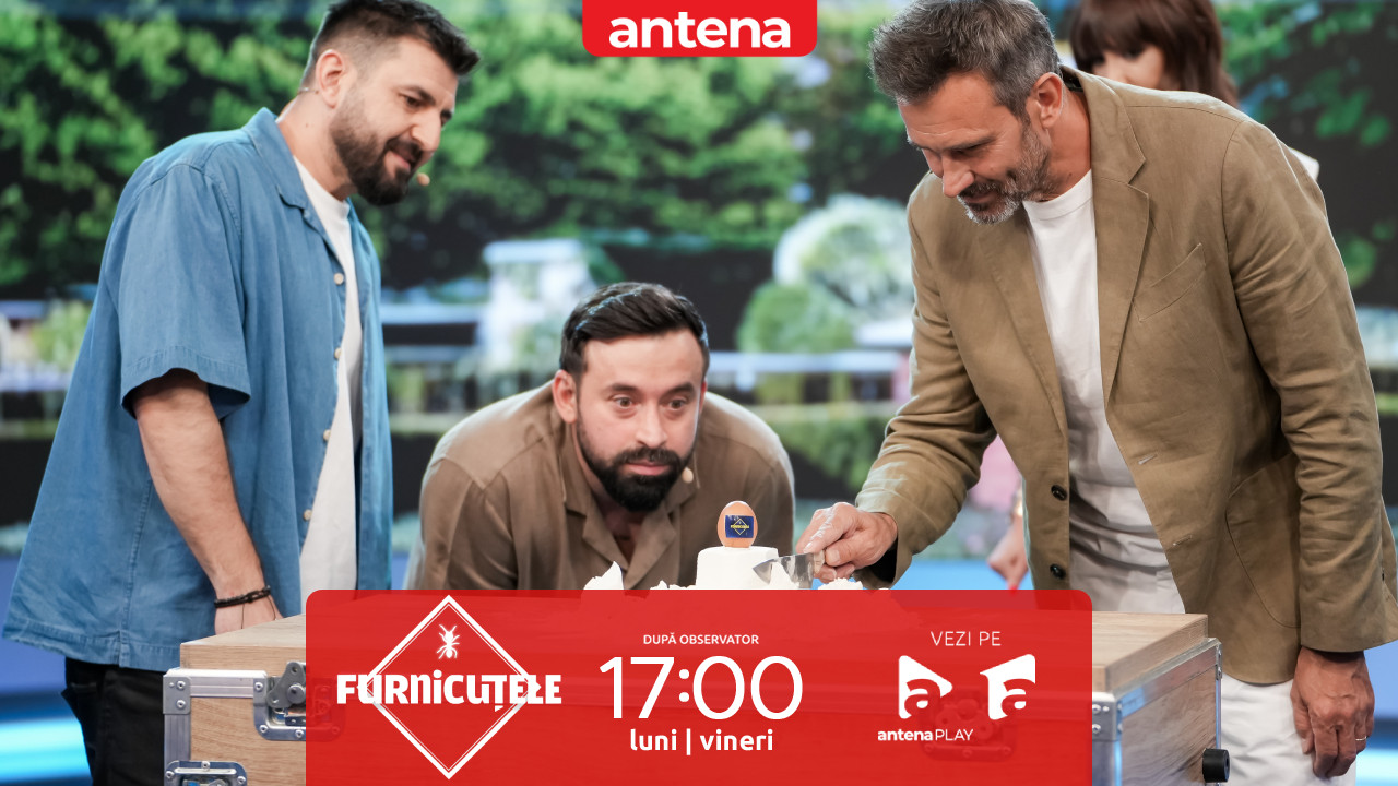 Furnicuțele 2026. Joc &icirc;ntre Nicolai Tand și prietenul lui, Samuel! Cui &icirc;i cade oul, a pierdut