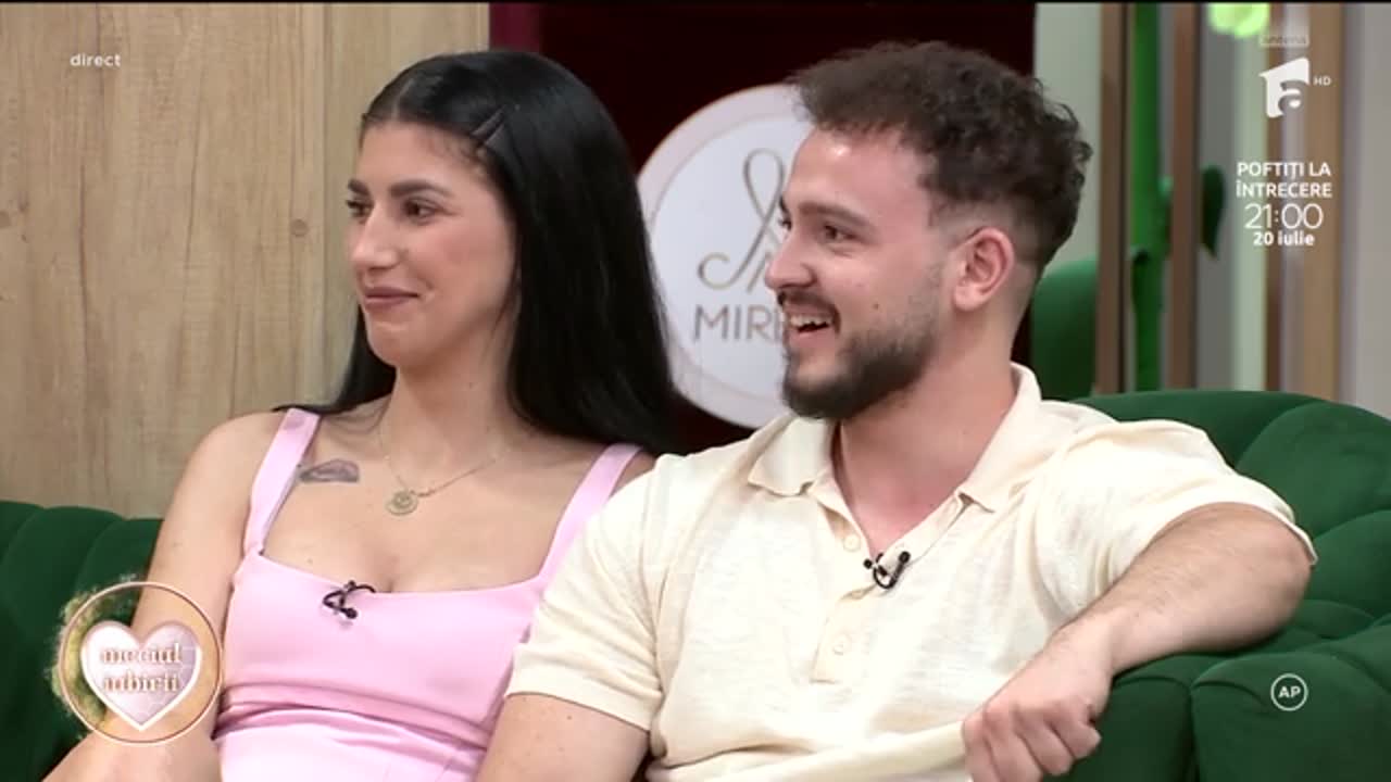 Mireasa sezonul 13. Amalia și Sebastian, discuție despre fricile dintr-o relație