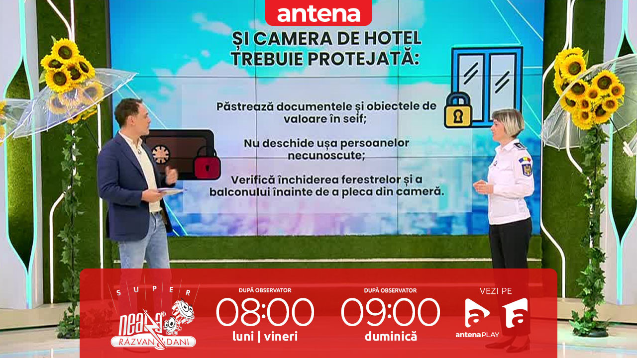 Super Neatza. Recomandările polițiștilor pentru a ne lăsa casa &icirc;n siguranță &icirc;n vacanță