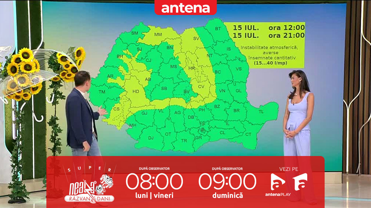 Super Neatza. Prognoza meteo cu Ramona Olaru: Vreme călduroasă, chiar caniculară &icirc;n vest