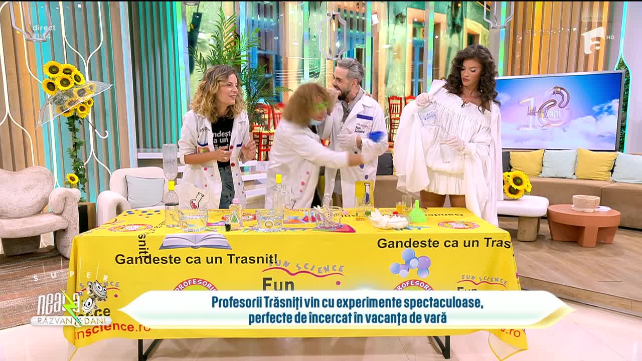 Super Neatza. Explozie de culori &icirc;n laborator! Experimente ușoare de făcut acasă cu Profesorul Trăsnit Spooky
