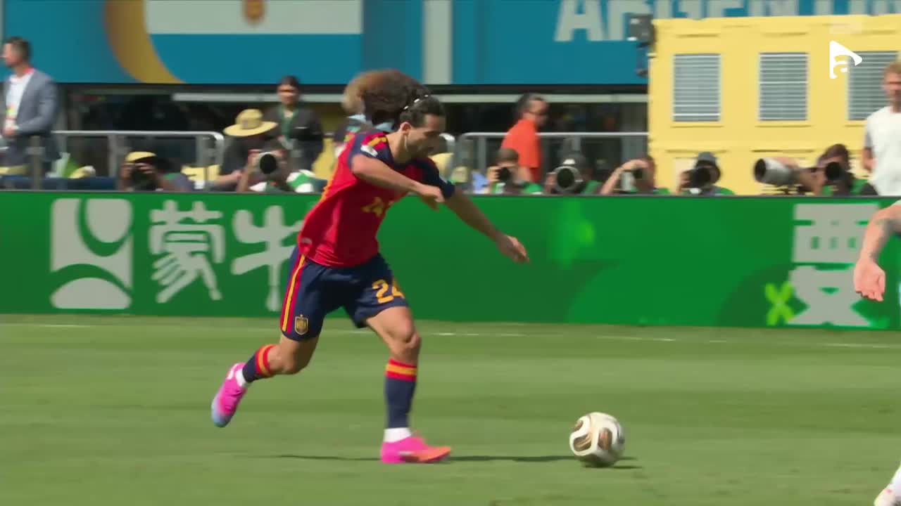 Cucurella a trimis foarte puţin pe lângă poartă | Spania - Argentina