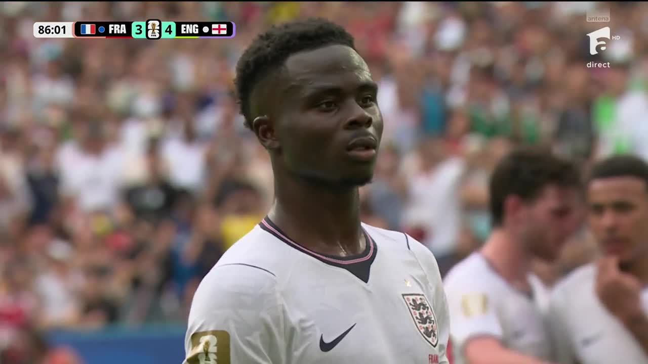 Bukayo Saka 3-5 | Franța - Anglia