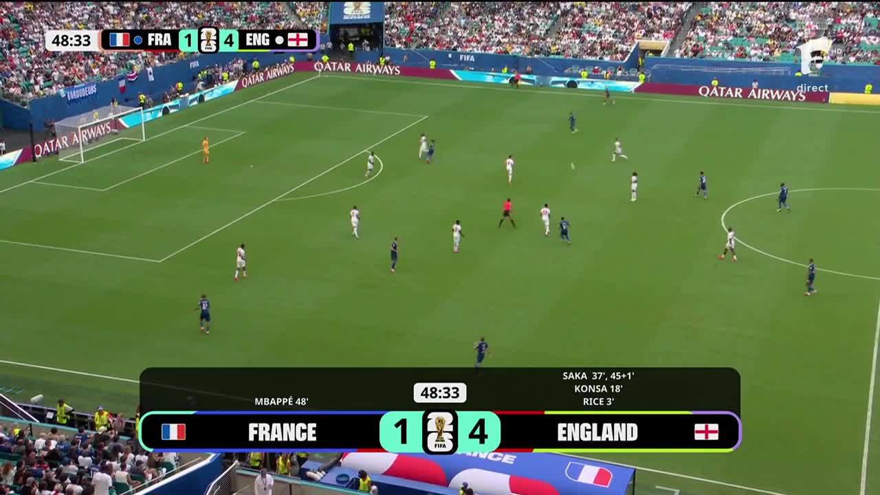 Kylian Mbappe 1-4 | Franța - Anglia