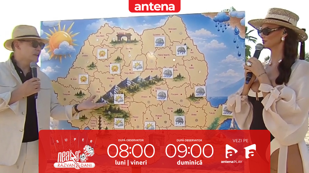 Super Neatza. Prognoza meteo cu Ramona Olaru: Sunt așteptate cantități &icirc;nsemnate de precipitații
