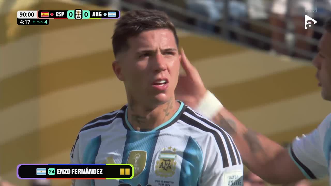Enzo Fernandez este eliminat | Spania - Argentina