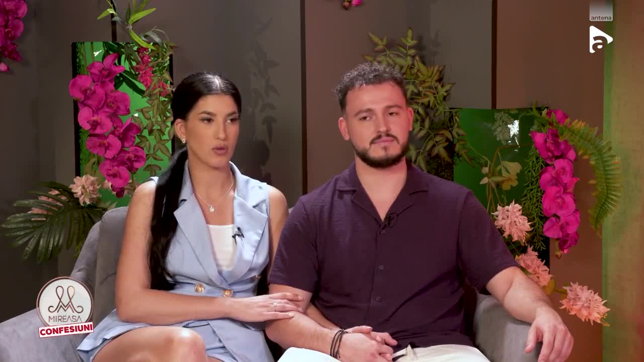 Mireasa: Confesiuni, sezonul 9. Cum comentează Amalia și Sebastian despre conflictul cu Ema și Alan