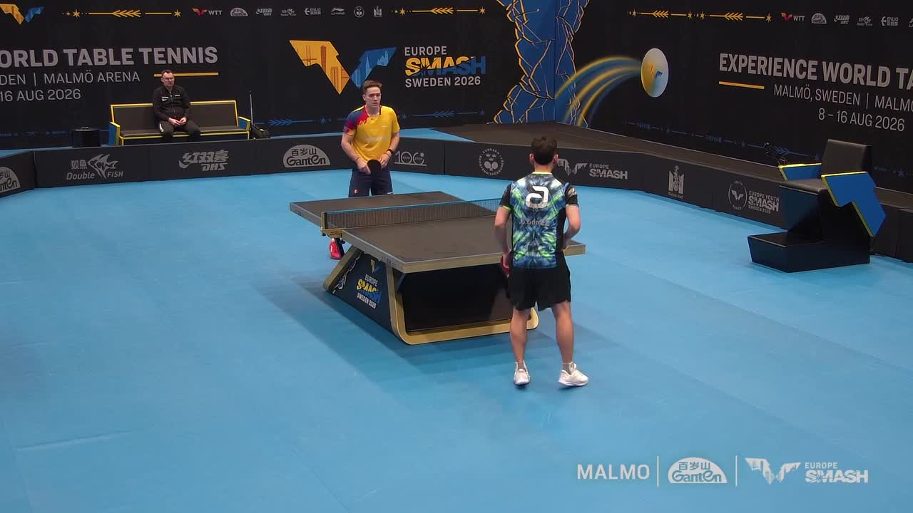 Tenis de masă | WTT Europe Smash - Sweden 2026 - Iulian Chiriță - Gustavo Gomez