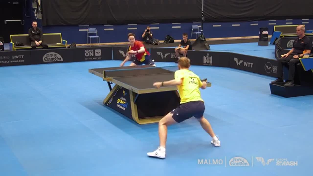 Tenis de masă | WTT Europe Smash - Sweden 2026: Elias Ranefur vs Iulian Chiriță