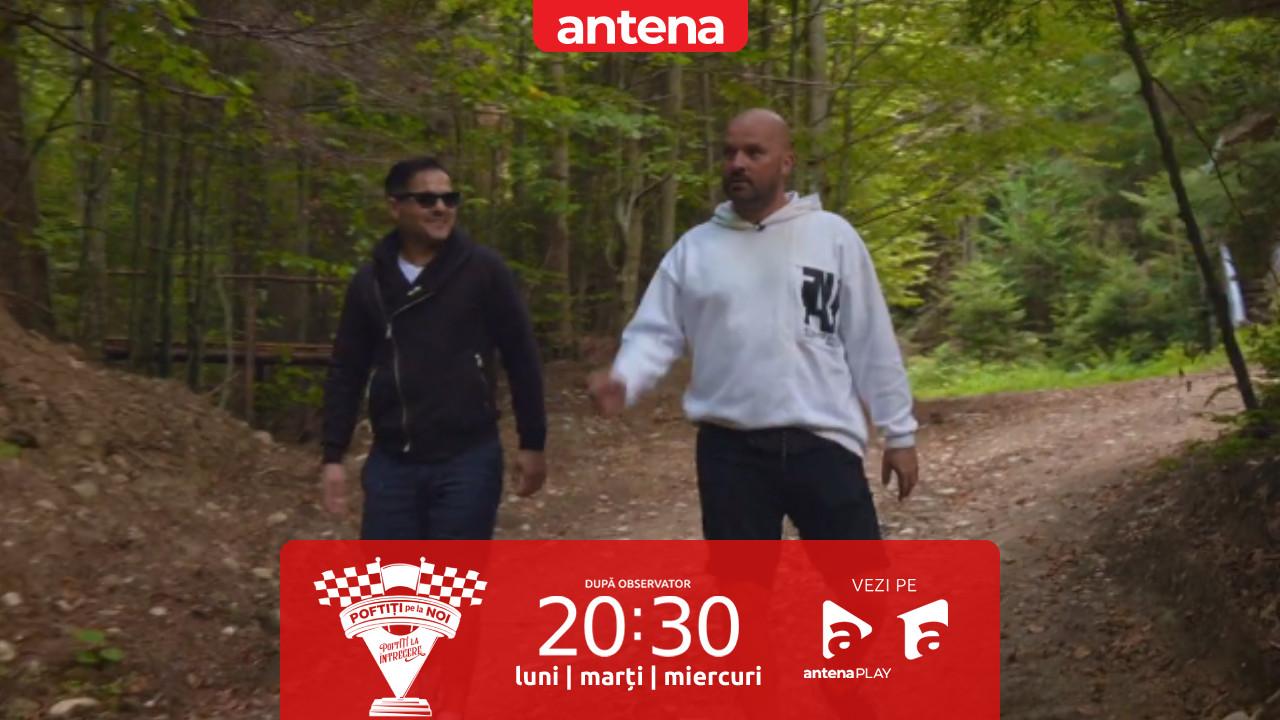 Poftiți pe la noi: Poftiți la &icirc;ntrecere, sezonul 2. Liviu V&acirc;rciu și Andrei Ștefănescu, la pas printr-o pădure cu urși: Ne-am dat seama că e groasă