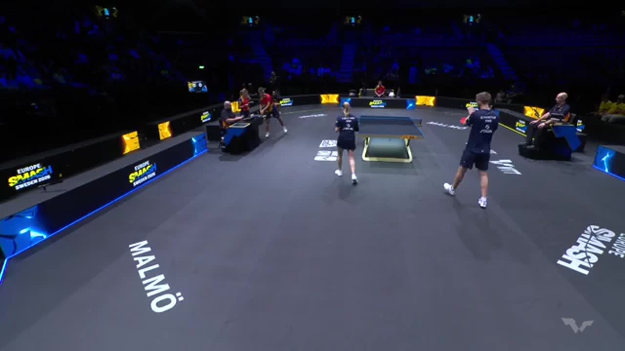 Tenis de masă | WTT Europe Smash - Sweden 2026: Bergand / Ranefur vs Bernadette Szocs / Eduard Ionescu