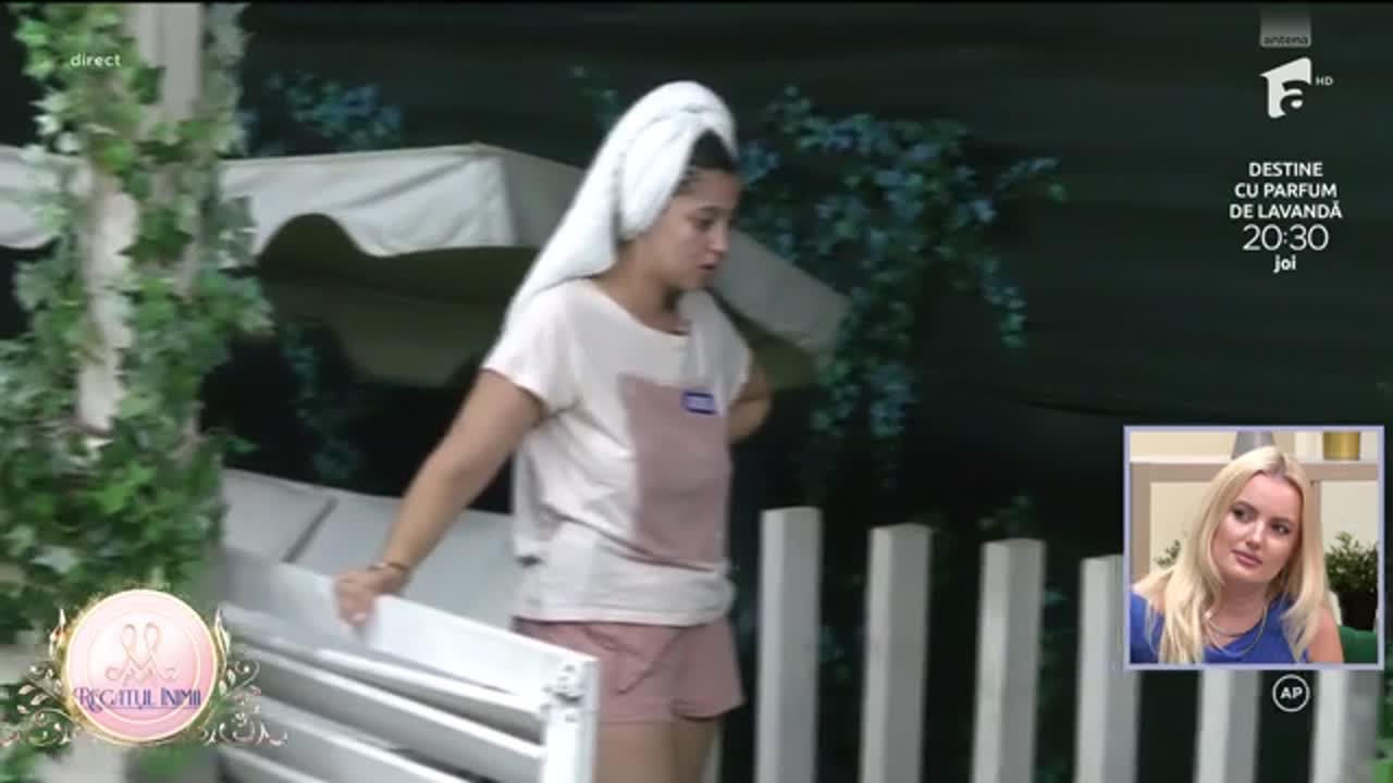 Mireasa, sezonul 14. Andreea, scoasă din sărite de Veronica! Un gest din cabina de duș a declanșat un conflict