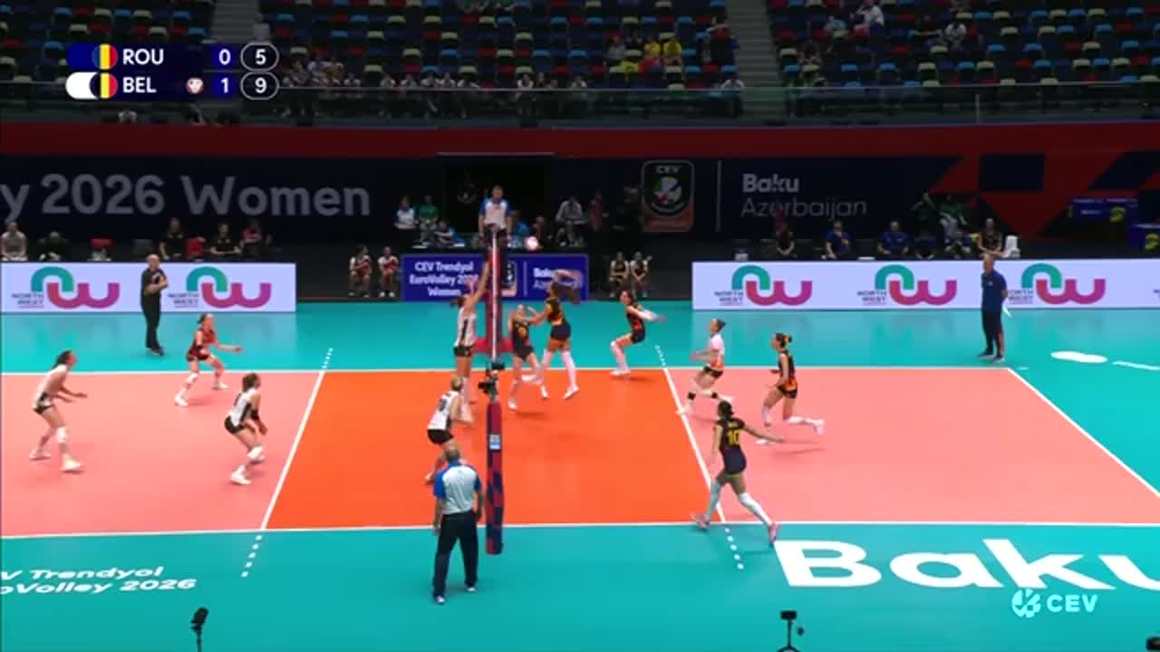 România - Belgia | Campionatul European de volei feminin