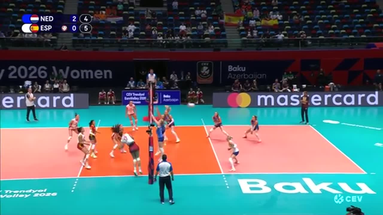 Țările de Jos - Spania | Campionatul European de volei feminin