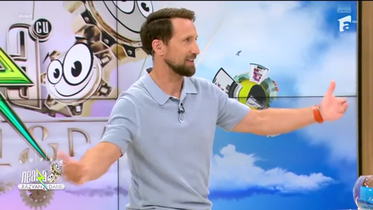 Super Neatza. Competiție pe cinste &icirc;n platou! Dani Oțil &icirc;și provoacă din nou colegii la joc