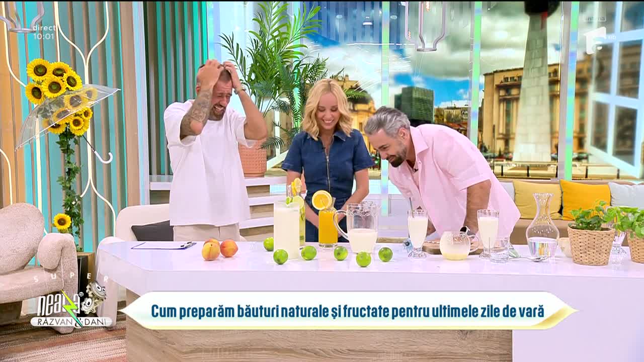 Super Neatza. Cum preparăm băuturi naturale şi fructate pentru ultimele zile de vară