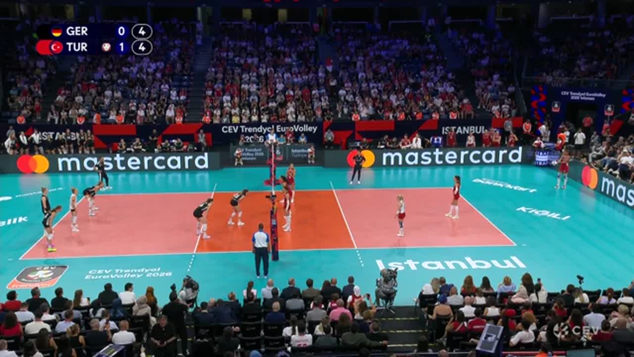 Germania - Turcia | Campionatul European de volei feminin