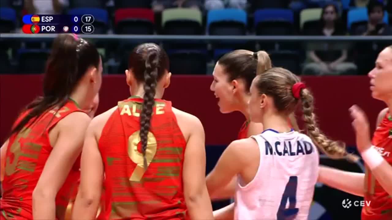 Spania - Portugalia | Campionatul European de volei feminin