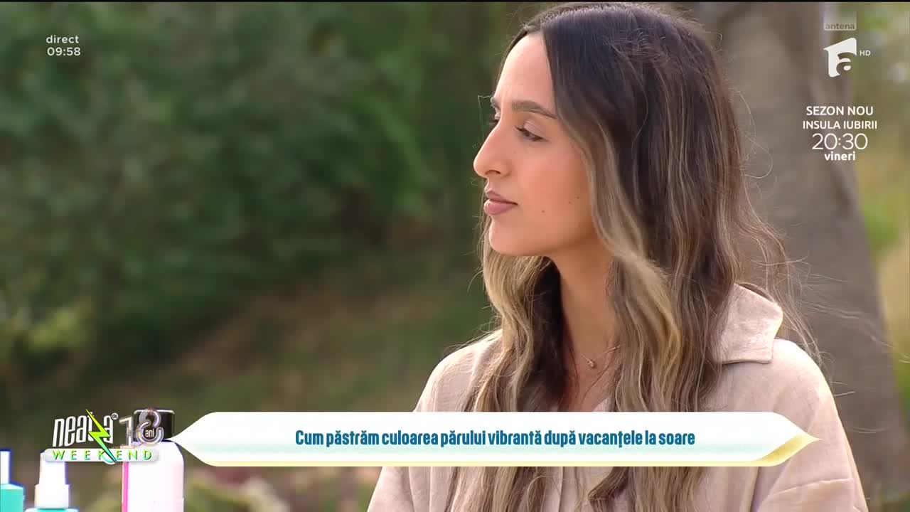 Super Neatza de Weekend. Cum păstrăm culoarea părului vibrantă după expunerea la soare