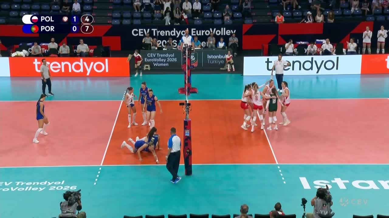 Polonia - Portugalia | Campionatul European de volei feminin