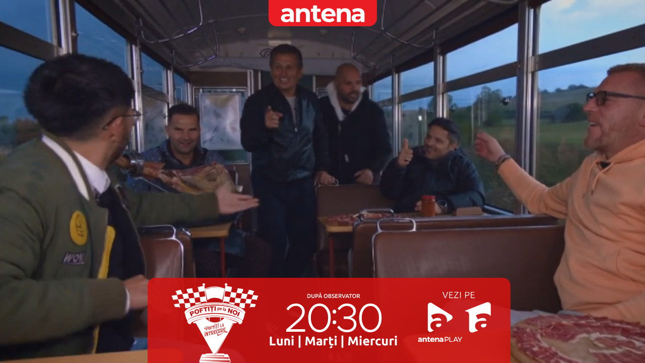 Poftiți pe la noi: Poftiți la &icirc;ntrecere, sezonul 2. Vedetele au făcut show la plimbarea cu mocănița! Liviu V&acirc;rciu: A fost ca un mini scenariu de film nebun!