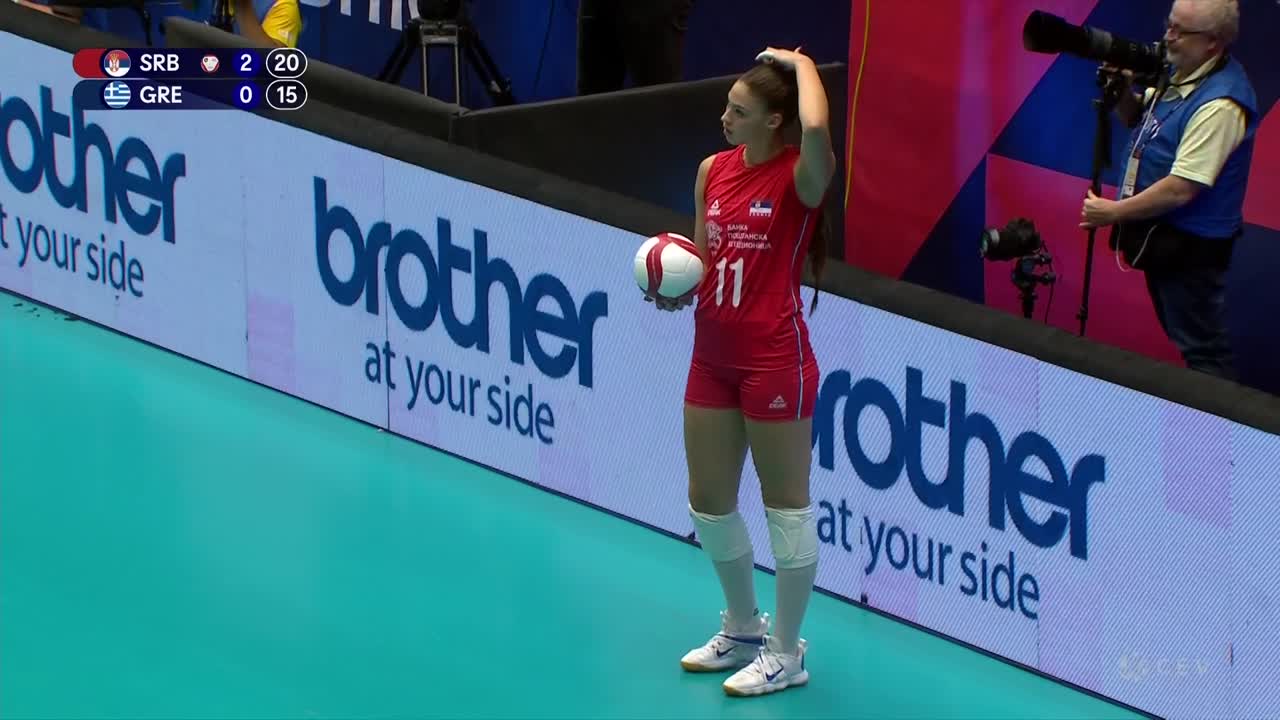 Serbia - Grecia | Campionatul European de volei feminin