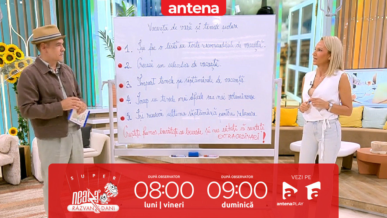 Super Neatza. Ce faci dacă cel mic nu a lucrat nimic &icirc;n vacanță? Ghid pentru &icirc;nceputul unui nou an școlar