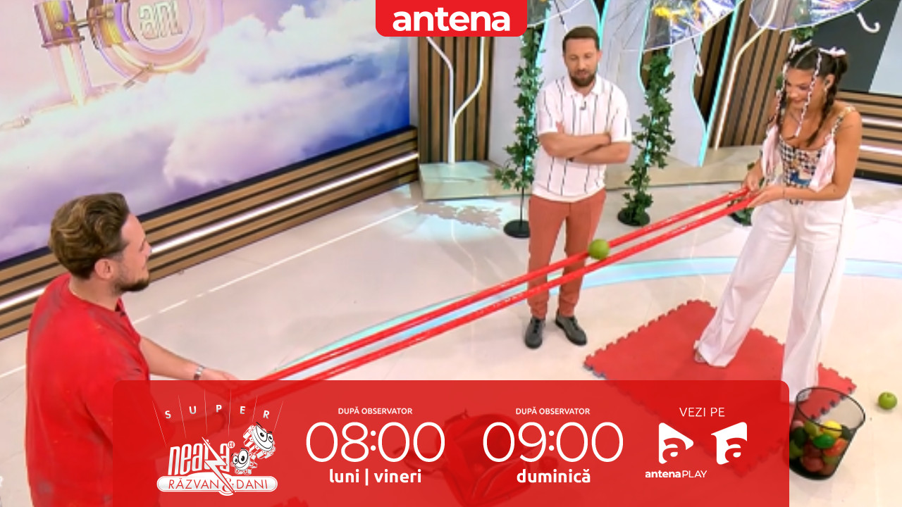 Super Neatza. C&acirc;te fructe au reușit Aris și Ramona să bage la ghiozdan