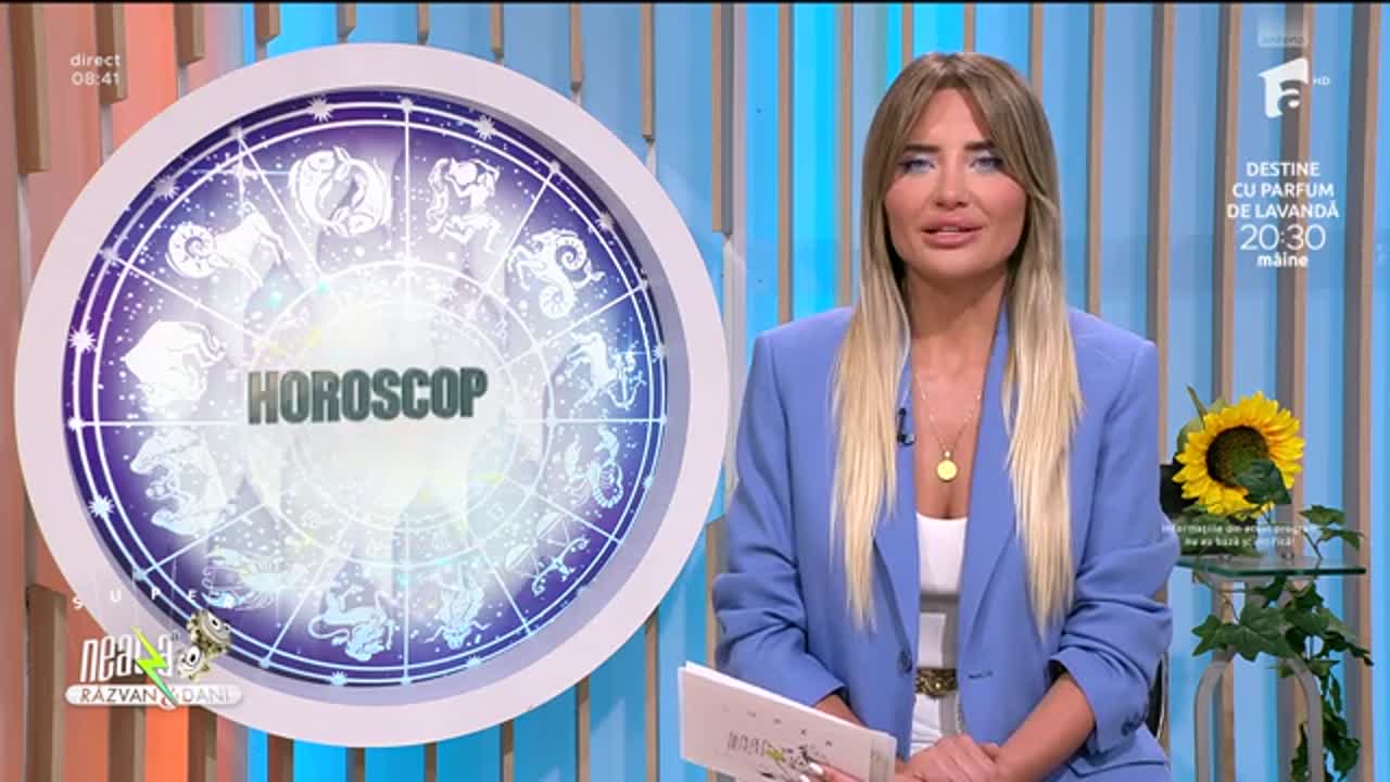 Super Neatza. Horoscopul Zilei cu Adina Moraru: Orgoliile ies la suprafață și cer moderație