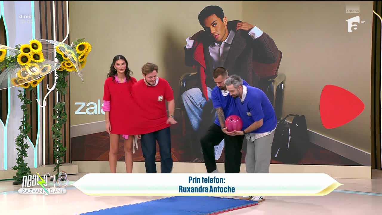 Super Neatza. Meciul de bowling imposibil! Ramona Olaru și Aris se luptă cu perechea Bucălăe - Ristei