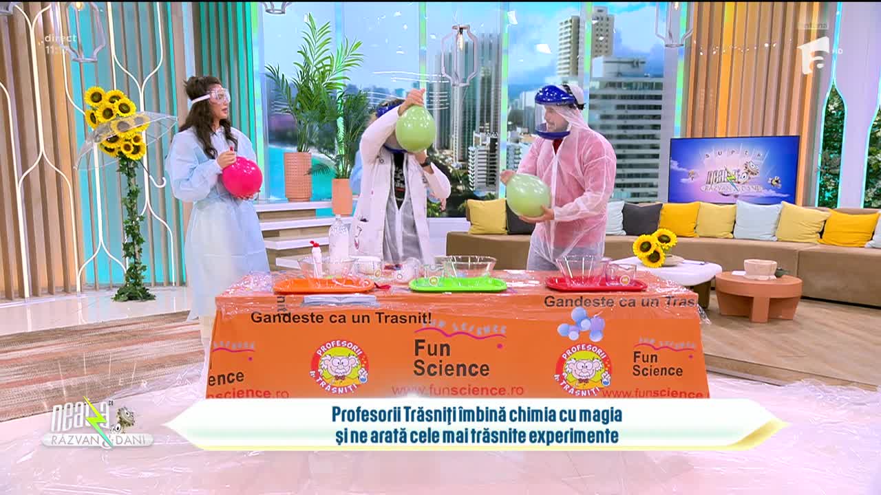 Super Neatza. Profesorul Trăsnit Spooky, cele mai nebune experimente pentru copii