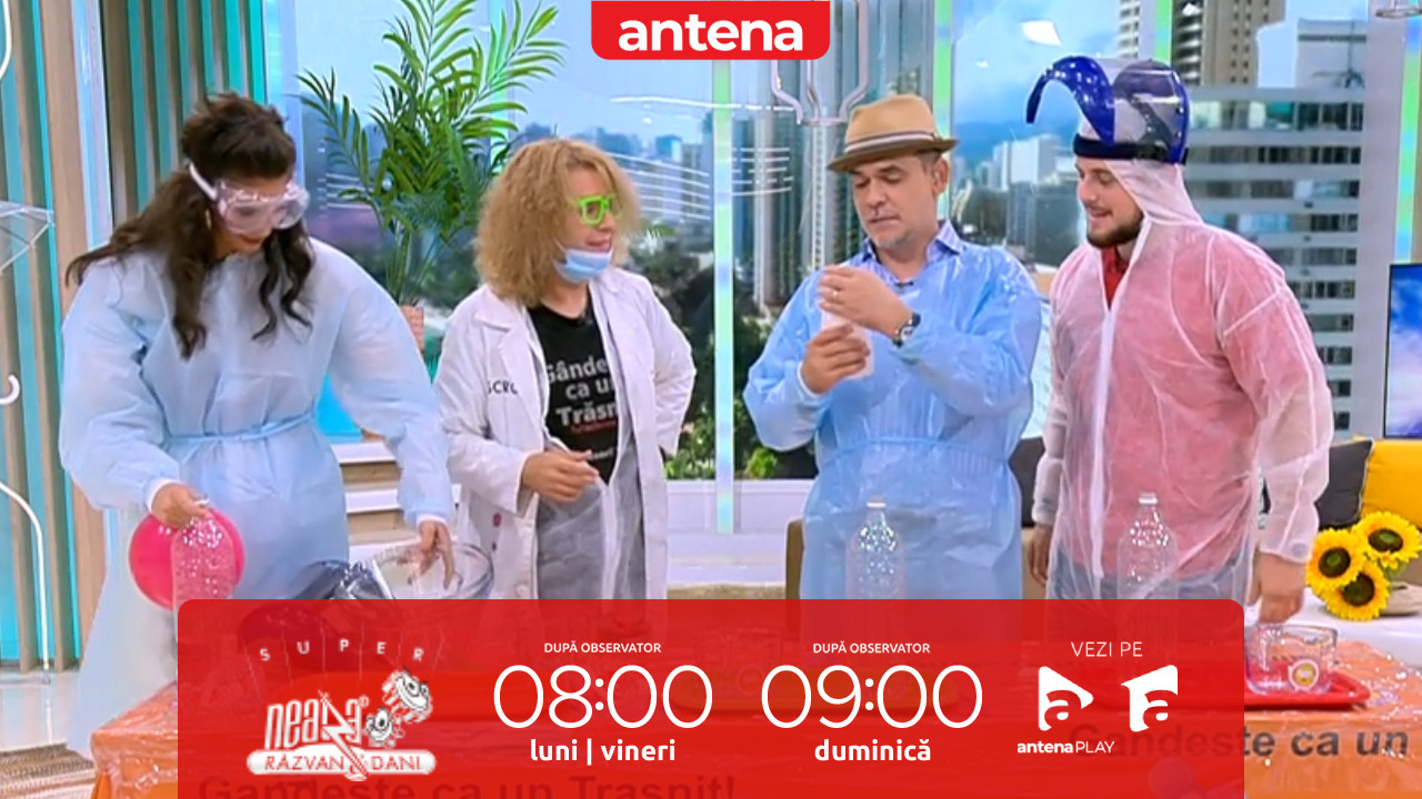 Super Neatza. Profesorul Trăsnit Spooky, cele mai nebune experimente pentru copii