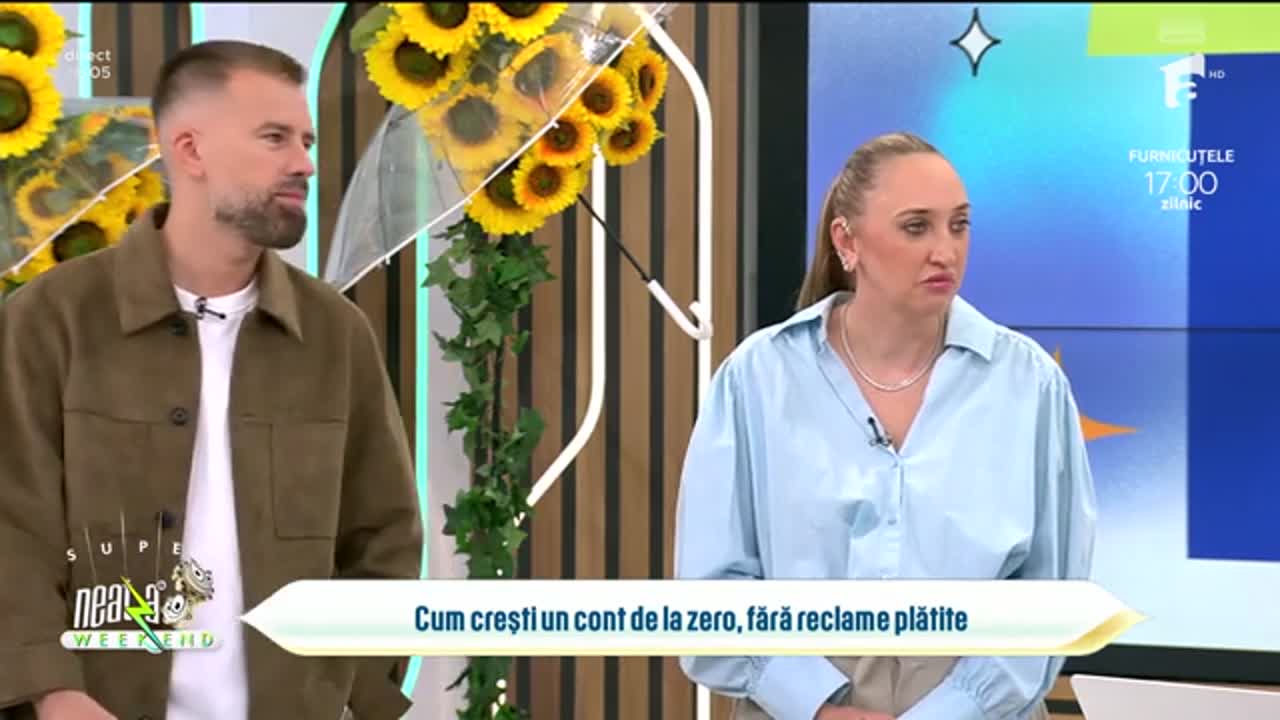 Super Neatza de Weekend. Conținut organic vs. reclame. Care este strategia potrivită pentru un cont abia deschis